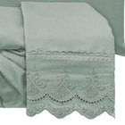 Jogo Cama Casal Angely Bordado Inglês 4pç 100% Poliéster - Ci