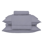 Jogo Cama Casal Buddemeyer 180 Fios Basic Percalle Chumbo 018