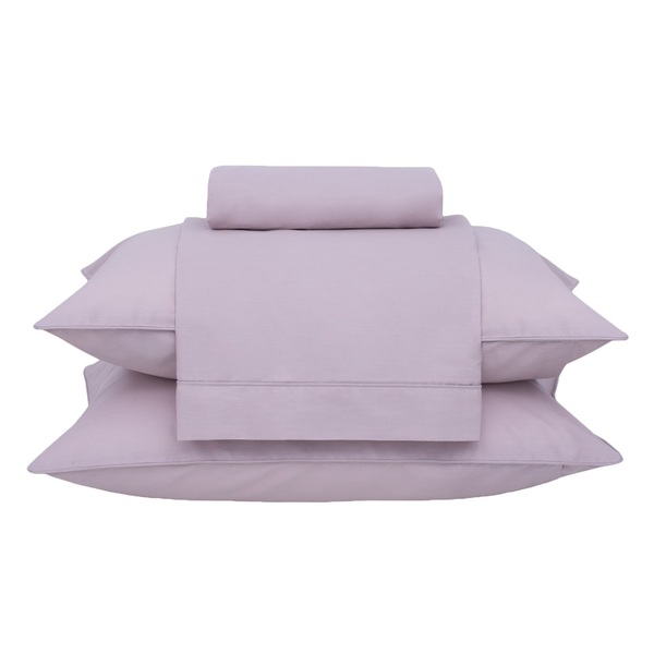 Jogo Cama Casal Buddemeyer 180 Fios Basic Percalle Rosa 015