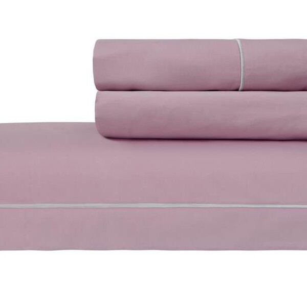 Jogo Cama Casal Lazio Inrose/cinza Kacyumara