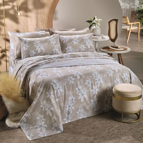 Jogo Cama Casal Santista Unique 180 Fios Valley Especificação