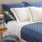 Jogo Cama Casal Scavone 300 Fios Normandie Marinho