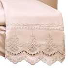 Jogo Cama King Angely Bordado Inglês 4pç 100% Poliéster - Rosé