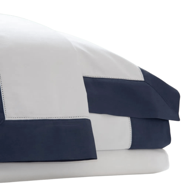 Jogo Cama King Scavone 300 Fios Villandry Marinho