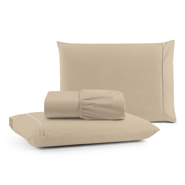 Jogo Cama Lençol Bali Casal Padrão Percal 180 Fios 100% Algod