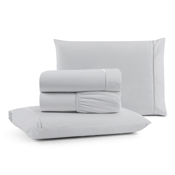 Jogo Cama Lençol Bali Queen Percal 180 Fios 100% Algodão Pont