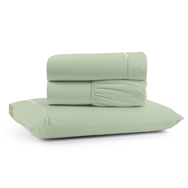 Jogo Cama Lençol Bali Solteiro Percal 180 Fios 100% Algodão P