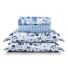 Jogo Cama Lençol Belle Casal Padrão 400 Fios Estampado 4 Peça