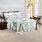 Jogo Cama Lençol Belle King 400 Fios Estampado 4 Peças Grid V