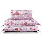 Jogo Cama Lençol Belle Queen 400 Fios Estampado 4 Peças Flora