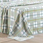 Jogo Cama Lençol Belle Queen 400 Fios Estampado 4 Peças Grid