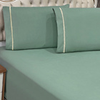 Jogo Cama Lençol Bold Queen Percal 400 Fios Acetinado C/ Pont