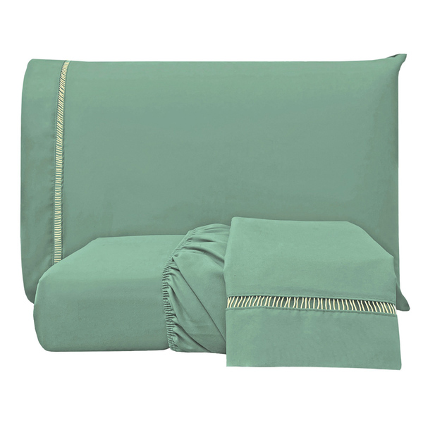 Jogo Cama Lençol Bold Queen Percal 400 Fios Acetinado C/ Pont