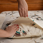 Jogo Cama Lençol Bruny Queen Percal Estampado 180 Fios 3 Peça