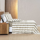 Jogo Cama Lençol Daily Casal Padrão Malha 100% Algodão Listra