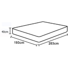 Jogo Cama Lençol Diana King Percal 200 Fios Algodão 4 Peças -