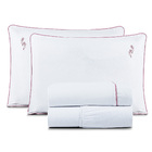 Jogo Cama Lençol Diana Queen Percal 200 Fios 100% Algodão 4 P