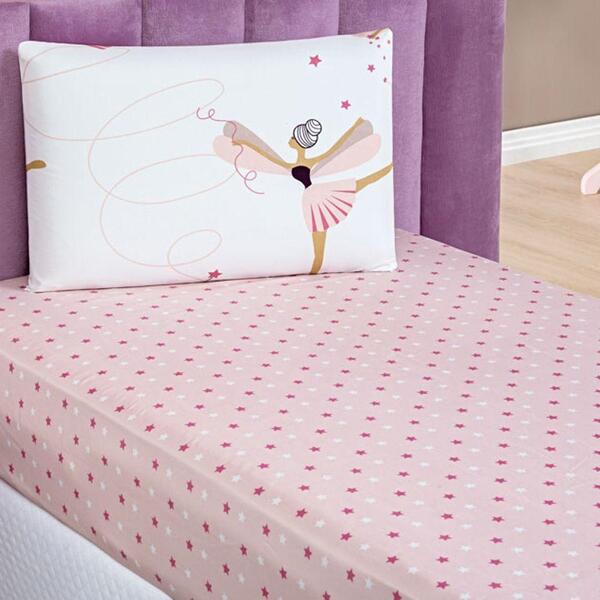 Jogo Cama Lençol Fantasy Solteiro Infantil Microfibra 2 Peças