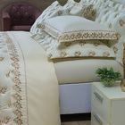 Jogo Cama Lençol Garland Casal Bordado 100% Algodão Acetinado