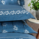 Jogo Cama Lençol Garland Casal Bordado 100% Algodão Acetinado