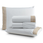 Jogo Cama Lençol Haia Casal Padrão Percal 200 Fios Algodão Gu