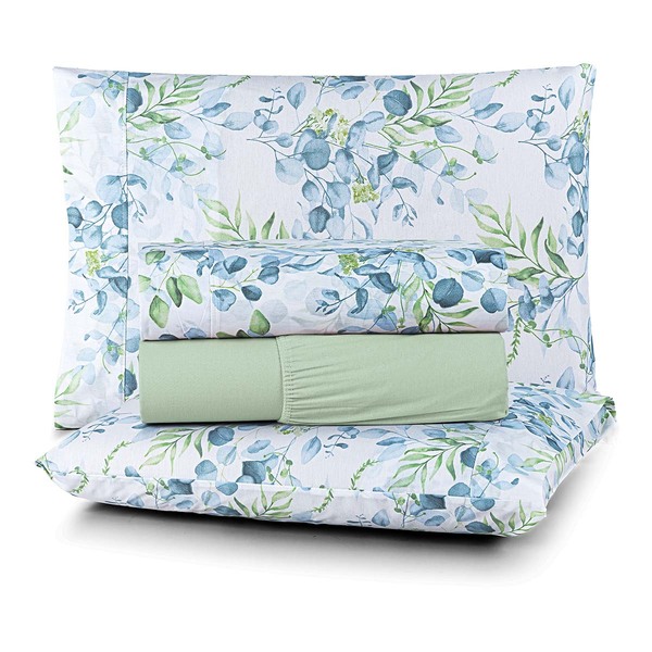 Jogo Cama Lençol Maris Casal Padrão Percalle 200 Fios Estampa