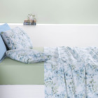 Jogo Cama Lençol Maris Queen Percalle 200 Fios Estampado 4 Pe