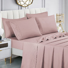 Jogo Cama Lençol Merit Casal Padrão Bordado Coroa De Louros P