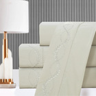 Jogo Cama Lençol Merit King Bordado Coroa De Louros Percal 30