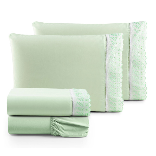 Jogo Cama Lençol Paris Casal Padrão Percal 180 Fios 100% Algo