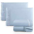 Jogo Cama Lençol Paris King Percal 180 Fios 100% Algodão Lese