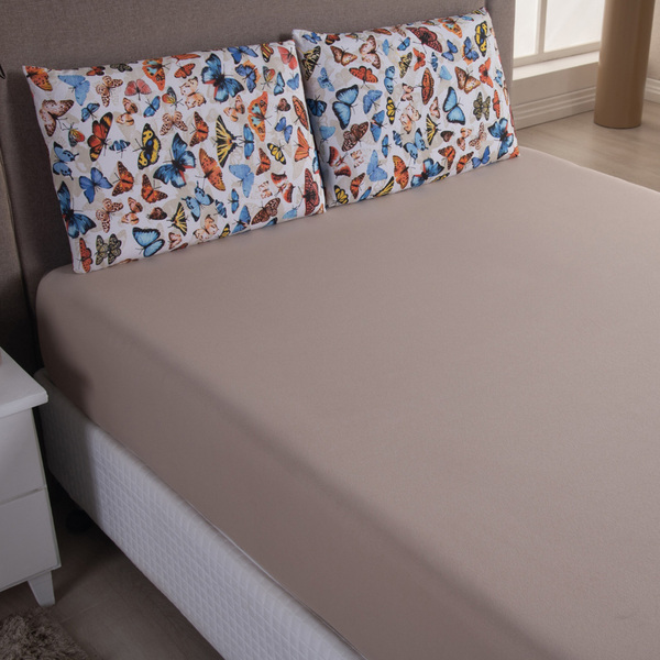 Jogo Cama Lençol Sonnet Casal Padrão Malha Estampada 100% Alg