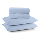 Jogo Cama Lençol Sonnet Casal Padrão Malha Lisa 100% Algodão