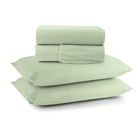 Jogo Cama Lençol Sonnet Casal Padrão Malha Lisa 100% Algodão