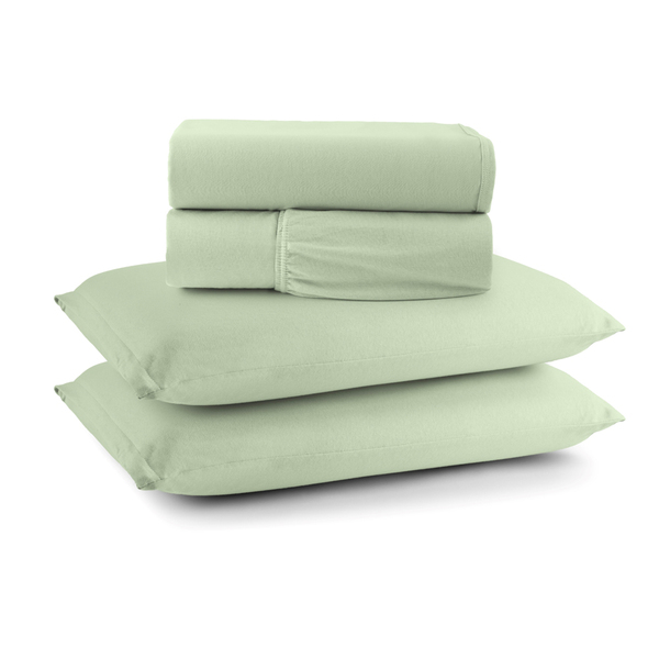 Jogo Cama Lençol Sonnet Casal Padrão Malha Lisa 100% Algodão