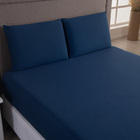 Jogo Cama Lençol Sonnet King Malha Lisa 100% Algodão Macio 3