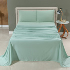 Jogo Cama Lençol Sonnet King Malha Lisa 100% Algodão Macio 4