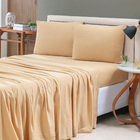 Jogo Cama Lençol Sonnet King Malha Lisa 100% Algodão Macio 4