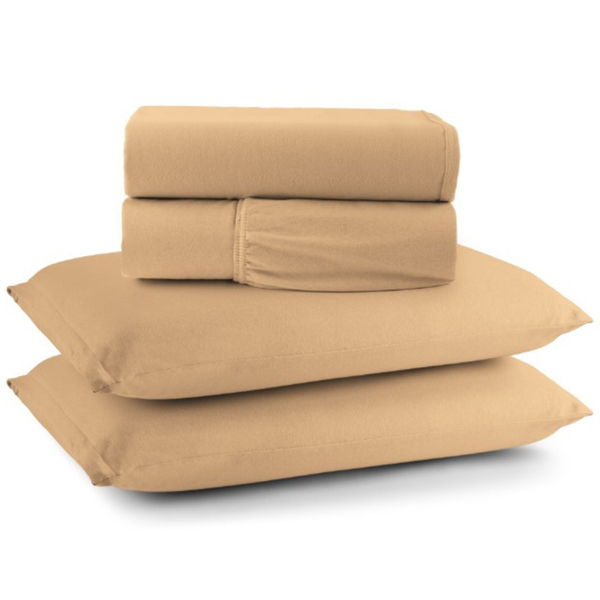 Jogo Cama Lençol Sonnet King Malha Lisa 100% Algodão Macio 4