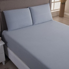 Jogo Cama Lençol Sonnet Queen Malha Lisa 100% Algodão Macio 3