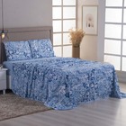 Jogo Cama Lençol Sonnet Solteiro Malha Estampada 100% Algodão