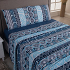 Jogo Cama Lençol Sonnet Solteiro Malha Estampada 100% Algodão