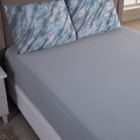 Jogo Cama Lençol Sonnet Solteiro Malha Estampada 100% Algodão