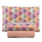 Jogo Cama Lençol Sonnet Solteiro Malha Estampada 100% Algodão