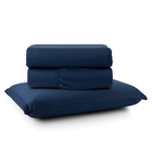 Jogo Cama Lençol Sonnet Solteiro Malha Lisa 100% Algodão Maci