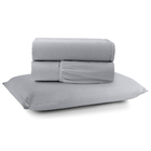 Jogo Cama Lençol Sonnet Solteiro Malha Lisa 100% Algodão Maci