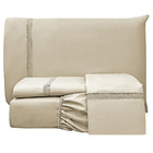 Jogo Cama Lençol Trento Casal Padrão Guipir Micro Percal 300