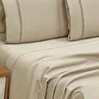 Jogo Cama Lençol Trento Casal Padrão Guipir Micro Percal 300