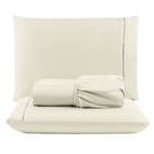 Jogo Cama Lençol Unique King Micro Percal 400 Fios Ponto Pali