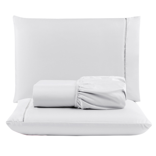 Jogo Cama Lençol Unique Queen Micro Percal 400 Fios Ponto Pal